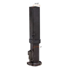 ADJUSTABLE SQUARE GOOSENECK COUPLER 2 5/16'' 30K RAM - Image 4