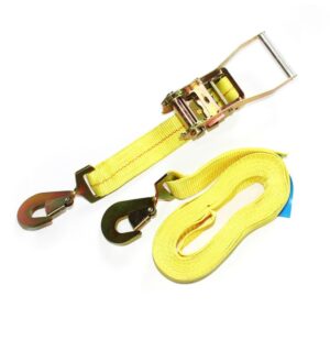 RATCHET STRAP 2'' X 30' WITH FLAT HOOK AND KEEPER 3,33K