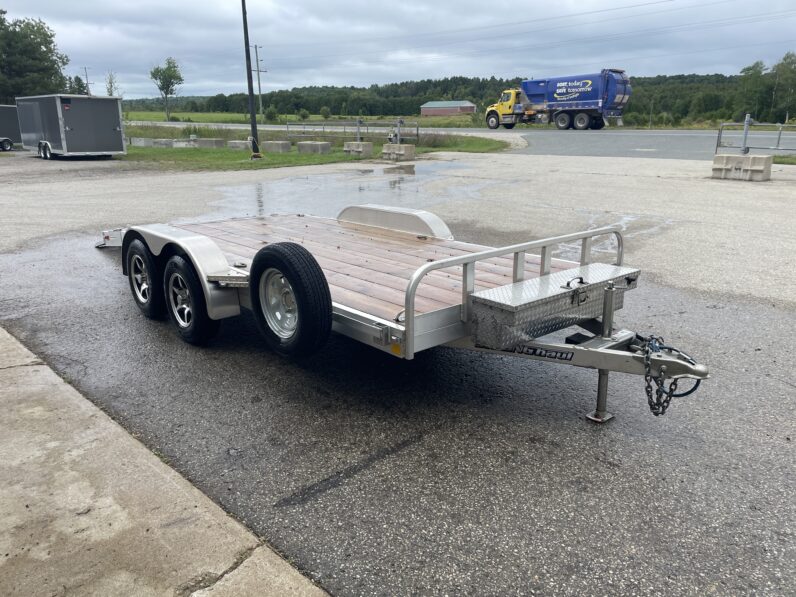 
								2022 StrongHaul 14 2ft Beavertail Car/Equipment Trailer 7,000lbs full									