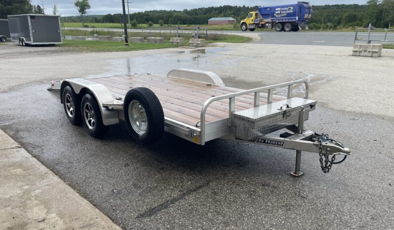 
								2022 StrongHaul 14 2ft Beavertail Car/Equipment Trailer 7,000lbs full									
