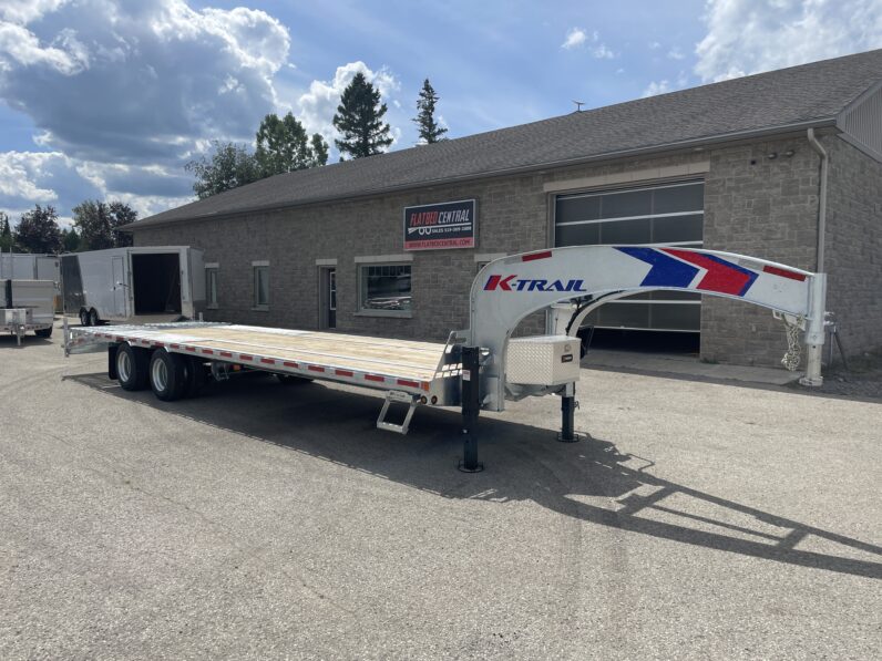 
								2026 K-Trail 25+5ft Beavertail Gooseneck Flatbed 35,525lbs full									