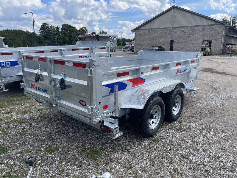 
								2025 K-Trail 6x12ft Premium Dump Trailer 9,990lbs full									