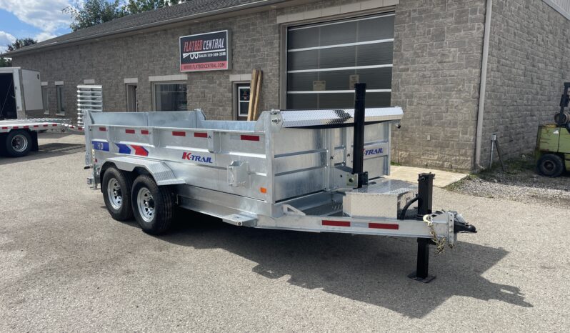 
								2026 K-Trail 82″ x 12ft Dump Trailer 14,000lbs full									