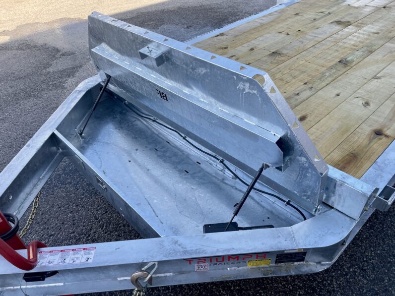 
								2026 Triumph Trailers 82”x18+2ft Beavertail Car/Equipment Trailer 14,000lbs full									