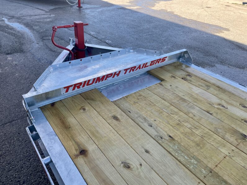 
								2026 Triumph Trailers 82”x18+2ft Beavertail Car/Equipment Trailer 14,000lbs full									