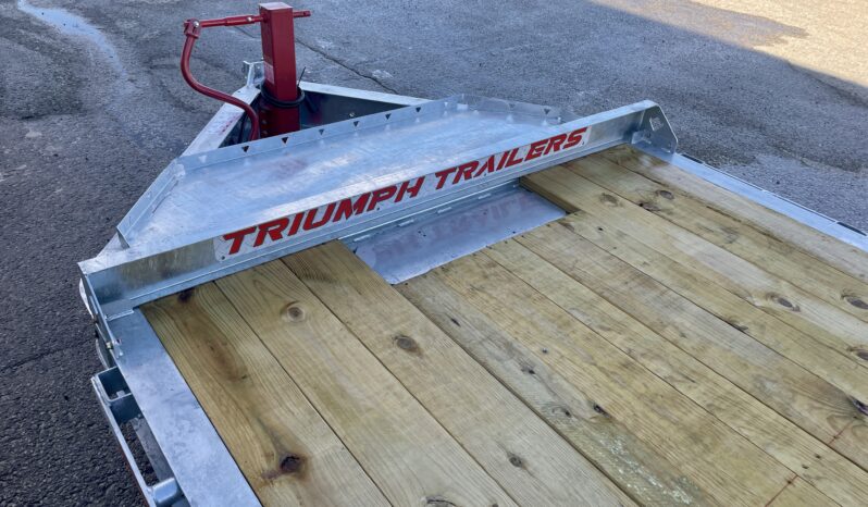 
								2026 Triumph Trailers 82”x18+2ft Beavertail Car/Equipment Trailer 14,000lbs full									