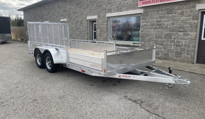 
								2025 Enbeck 7x16ft Sideload Utility Trailer 7,000lbs full									