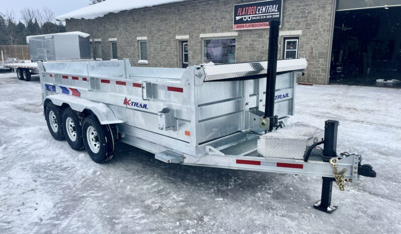 
								2026 K-Trail 82”x16ft Dump Trailer 21,000lbs full									