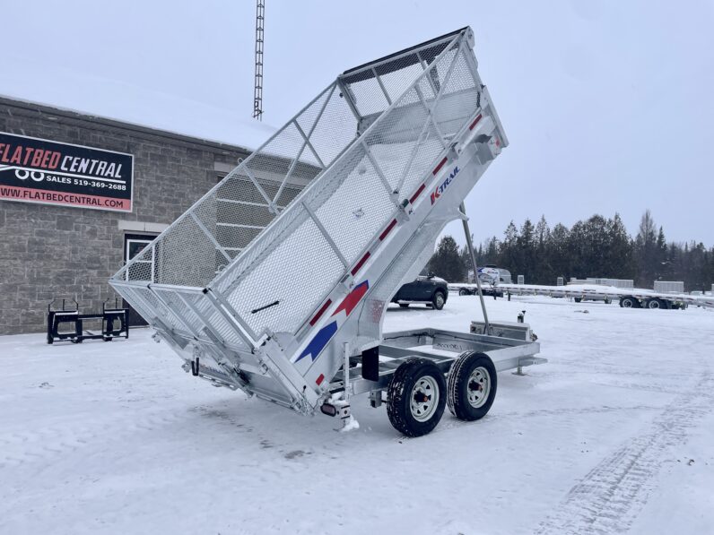 
								2026 K-Trail 6x12ft High Side Dump Trailer 9,990lbs full									