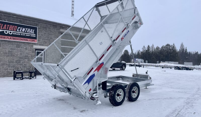 
								2026 K-Trail 6x12ft High Side Dump Trailer 9,990lbs full									