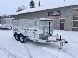 2026 K-Trail 6x12ft High Side Dump Trailer 9,990lbs