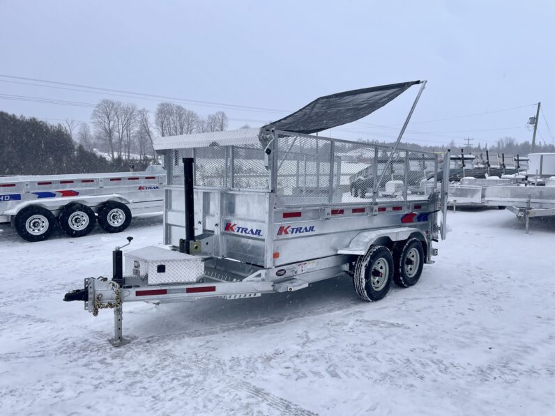 
								2026 K-Trail 6x12ft High Side Dump Trailer 9,990lbs full									
