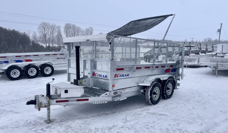 
								2026 K-Trail 6x12ft High Side Dump Trailer 9,990lbs full									