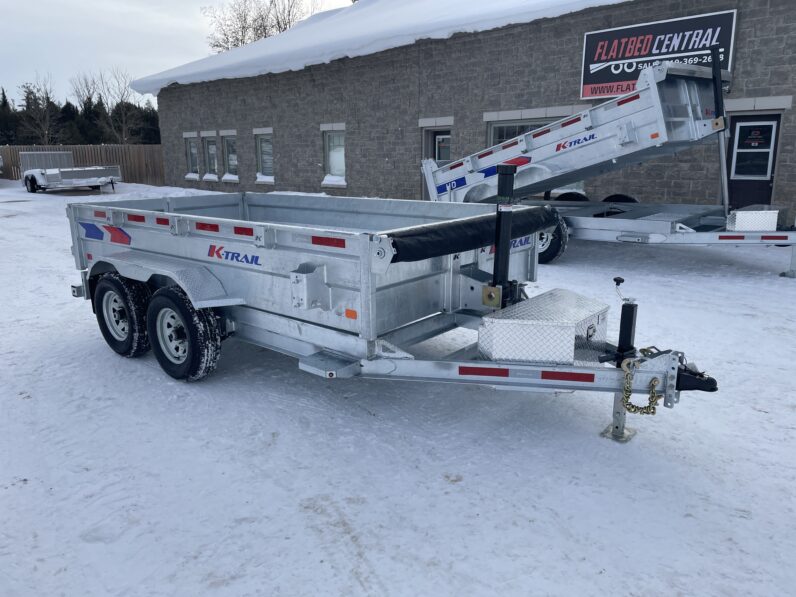 
								2026 K-Trail 6x12ft Economy Dump Trailer 9,990lbs full									