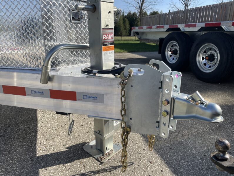 
								2026 Enbeck 80″x14ft Aluminum Dump Trailer 14,000lbs full									