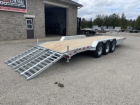 2026 One-Sixteen 82″x22 2ft Beavertail Car/Equipment Trailer 21,000lbs