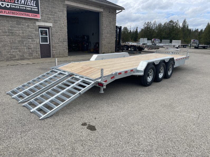 
								2026 One-Sixteen 82″x22 2ft Beavertail Car/Equipment Trailer 21,000lbs full									