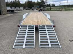 2026 One-Sixteen 82″x22 2ft Beavertail Car/Equipment Trailer 21,000lbs