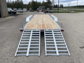 2026 One-Sixteen 82″x22 2ft Beavertail Car/Equipment Trailer 21,000lbs