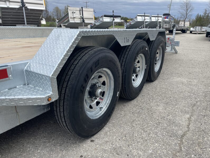 
								2026 One-Sixteen 82″x22 2ft Beavertail Car/Equipment Trailer 21,000lbs full									