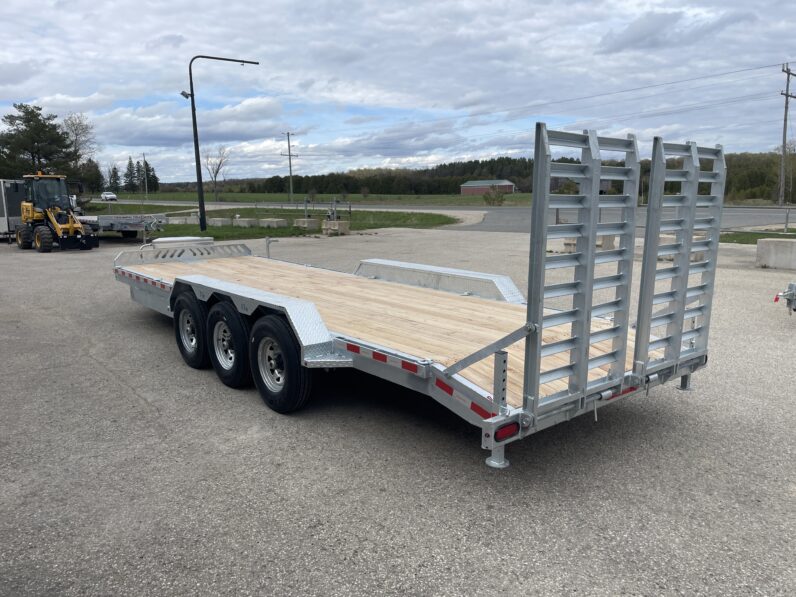 
								2026 One-Sixteen 82″x22 2ft Beavertail Car/Equipment Trailer 21,000lbs full									