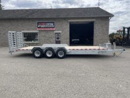 2026 One-Sixteen 82″x22 2ft Beavertail Car/Equipment Trailer 21,000lbs