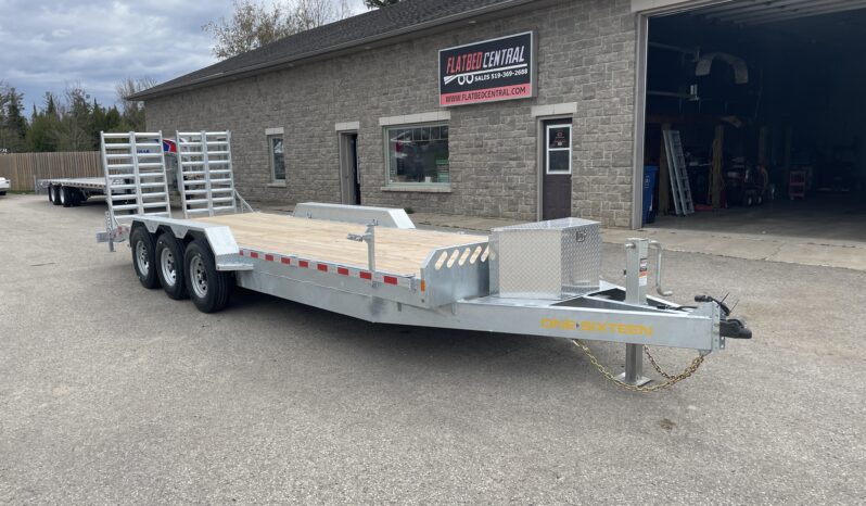 
								2026 One-Sixteen 82″x22 2ft Beavertail Car/Equipment Trailer 21,000lbs full									