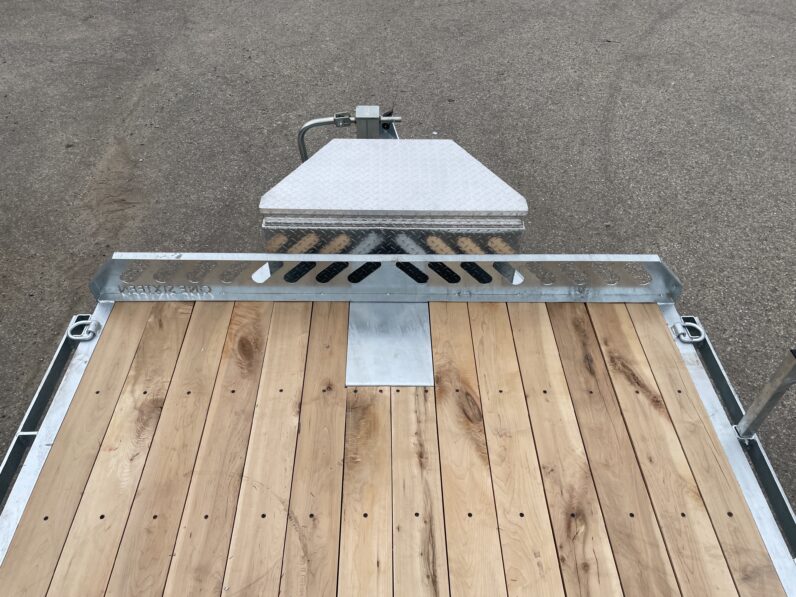 
								2026 One-Sixteen 82″x22 2ft Beavertail Car/Equipment Trailer 21,000lbs full									