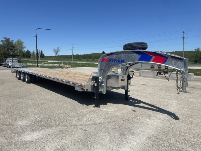 
								2026 K-Trail 35 5ft Beavertail Gooseneck Flatbed 35,250lbs full									