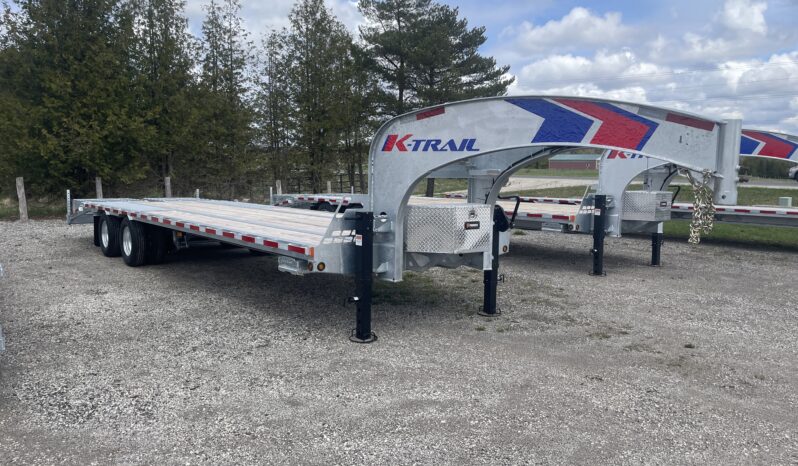 
								2026 K-Trail 25+5ft Beavertail Gooseneck Flatbed 23,075lbs full									