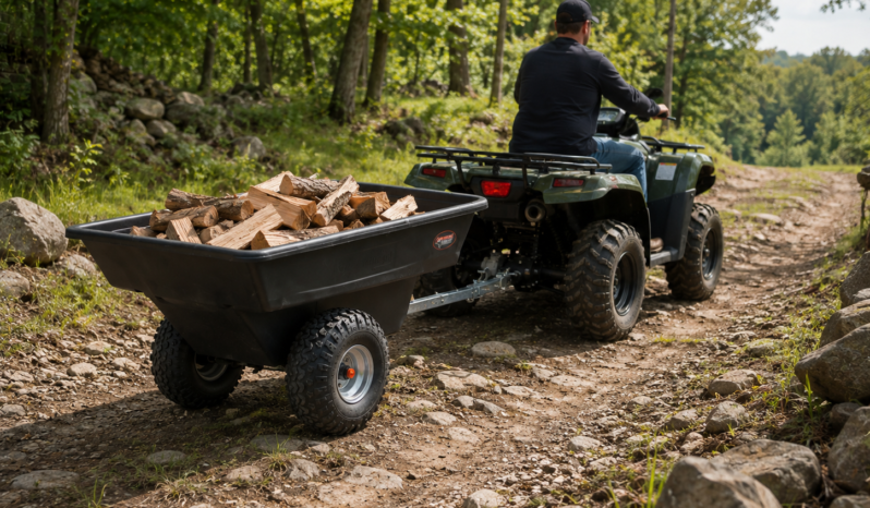 
								2026 One-Sixteen 48″ x 60″ Plastic Tub Utility Trailer 1,250lbs full									