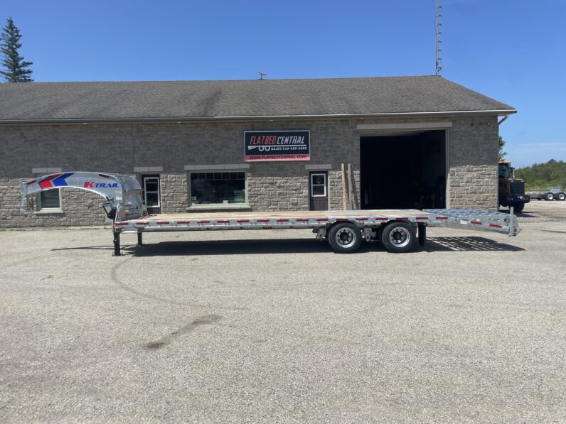 
								2026 K-Trail 25+5ft Beavertail Gooseneck Flatbed 35,250lbs full									