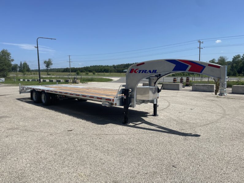 
								2026 K-Trail 25+5ft Beavertail Gooseneck Flatbed 35,250lbs full									