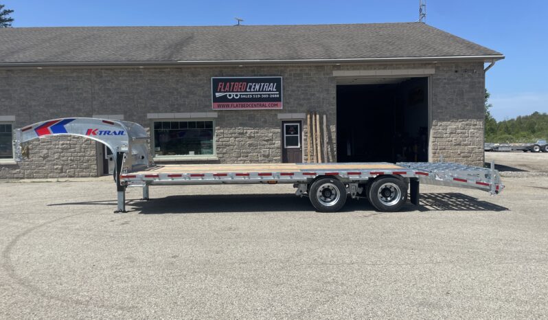 
								2027 K-Trail 20+5ft Beavertail Gooseneck Flatbed 40,000lbs full									