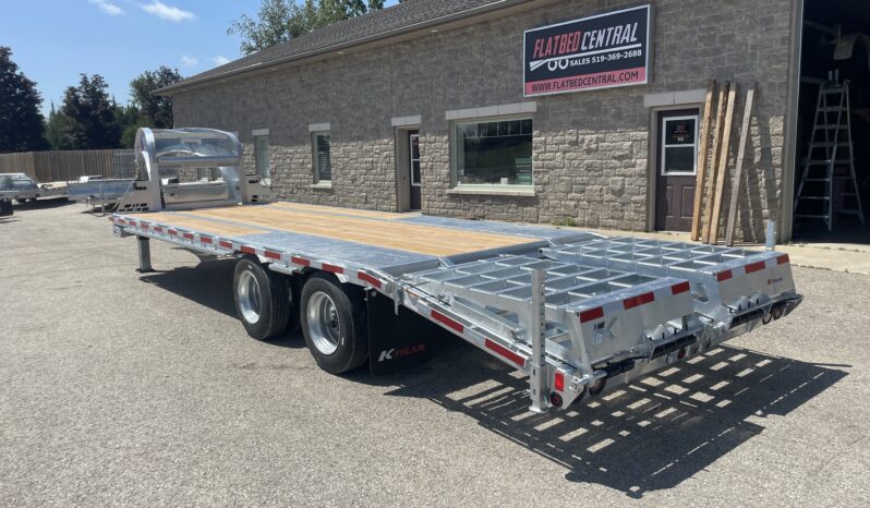 
								2027 K-Trail 20+5ft Beavertail Gooseneck Flatbed 40,000lbs full									