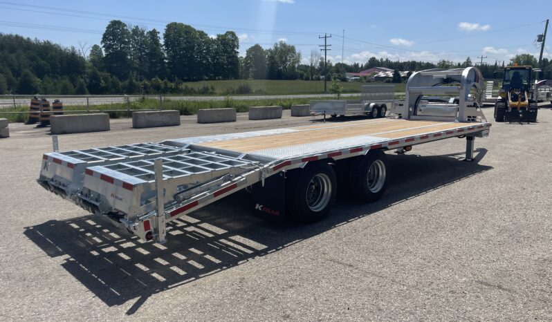 
								2027 K-Trail 20+5ft Beavertail Gooseneck Flatbed 40,000lbs full									