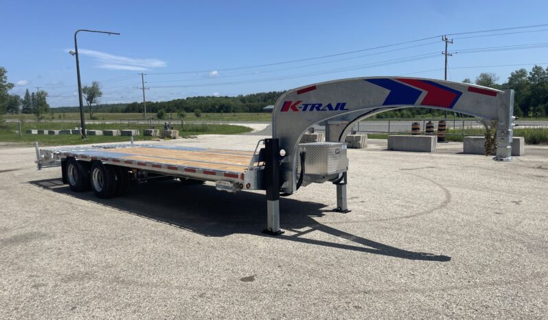 
								2027 K-Trail 20+5ft Beavertail Gooseneck Flatbed 40,000lbs full									
