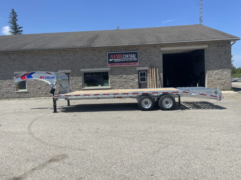 
								2025 K-Trail 20+5ft Beavertail Gooseneck Flatbed 23,325lbs full									