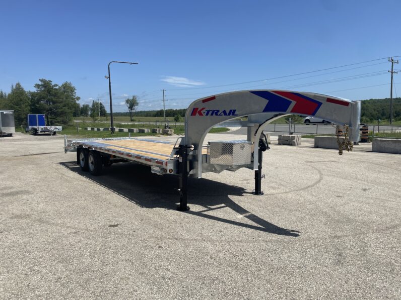 
								2025 K-Trail 20+5ft Beavertail Gooseneck Flatbed 23,325lbs full									