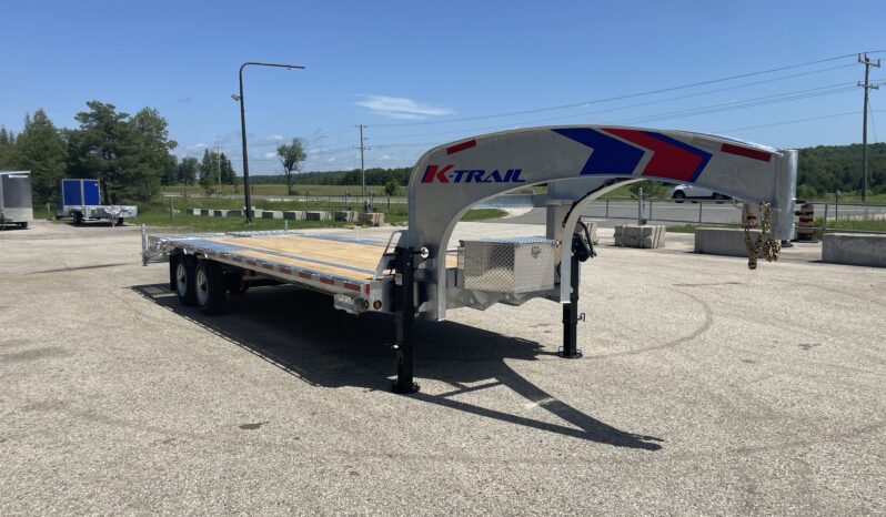 
								2025 K-Trail 20+5ft Beavertail Gooseneck Flatbed 23,325lbs full									