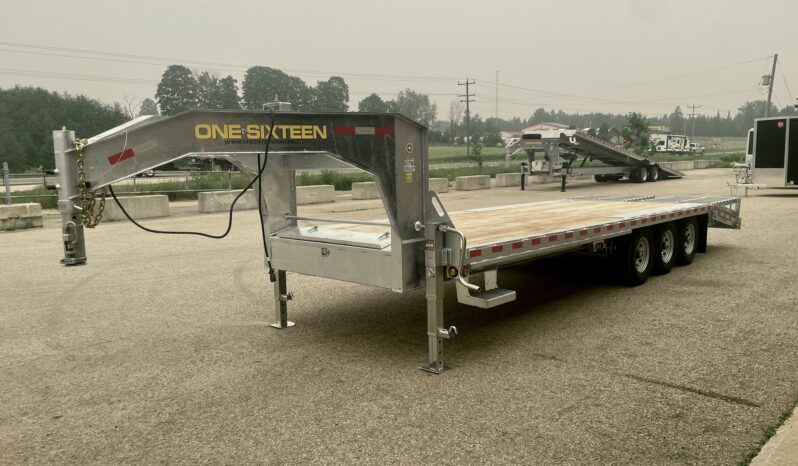 
								2027 One-Sixteen 20+5ft Beavertail Gooseneck Flatbed 21,000lbs full									