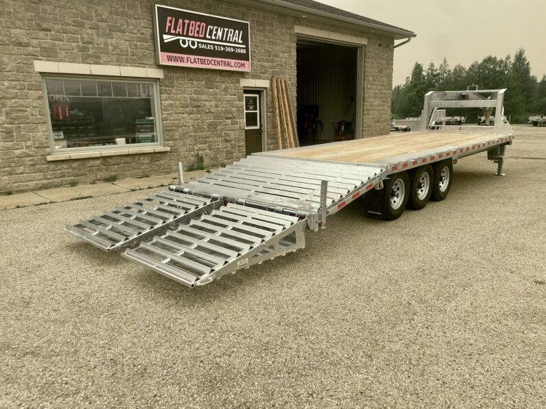 
								2027 One-Sixteen 20+5ft Beavertail Gooseneck Flatbed 21,000lbs full									