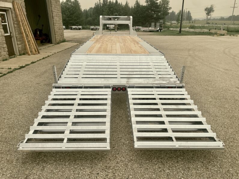 
								2027 One-Sixteen 20+5ft Beavertail Gooseneck Flatbed 21,000lbs full									