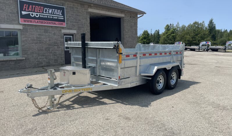 
								2027 One-Sixteen 82”x12ft Dump Trailer 14,000lbs full									