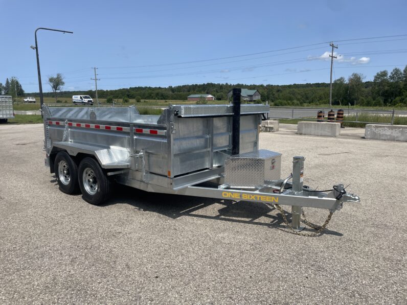 
								2027 One-Sixteen 82”x12ft Dump Trailer 14,000lbs full									