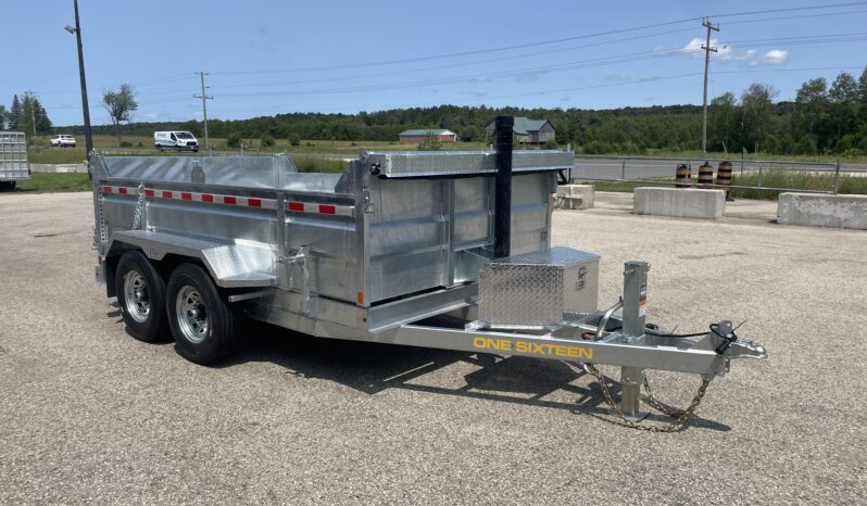 
								2027 One-Sixteen 82”x12ft Dump Trailer 14,000lbs full									
