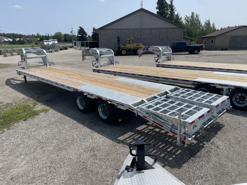 
								2027 K-Trail 30+5ft Beavertail Gooseneck Flatbed 35,250lbs full									