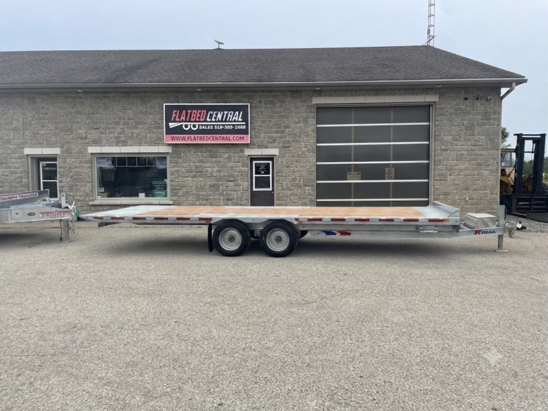 
								2027 K-Trail 102”x24ft Deckover Tilt Trailer 20,000lbs full									