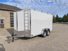 2027 Newport 7x16ft Galvanized Enclosed Trailer 9,990lbs