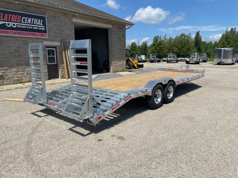 
								2027 Triumph Trailers 20 4ft Beavertail Car/Equipment Trailer 14,000lbs full									